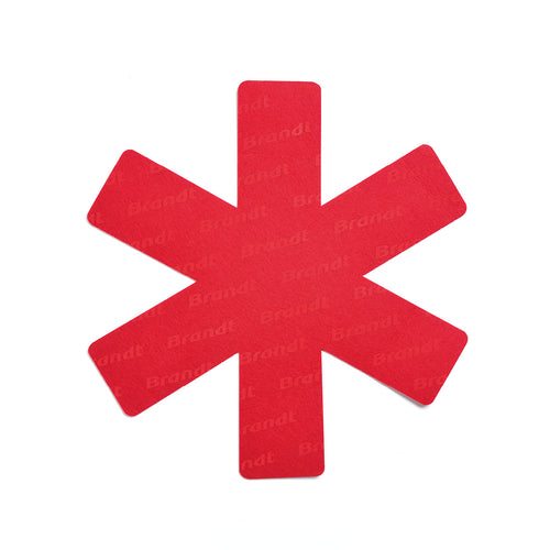 Set mit 3 Pfannenschützern - Rot