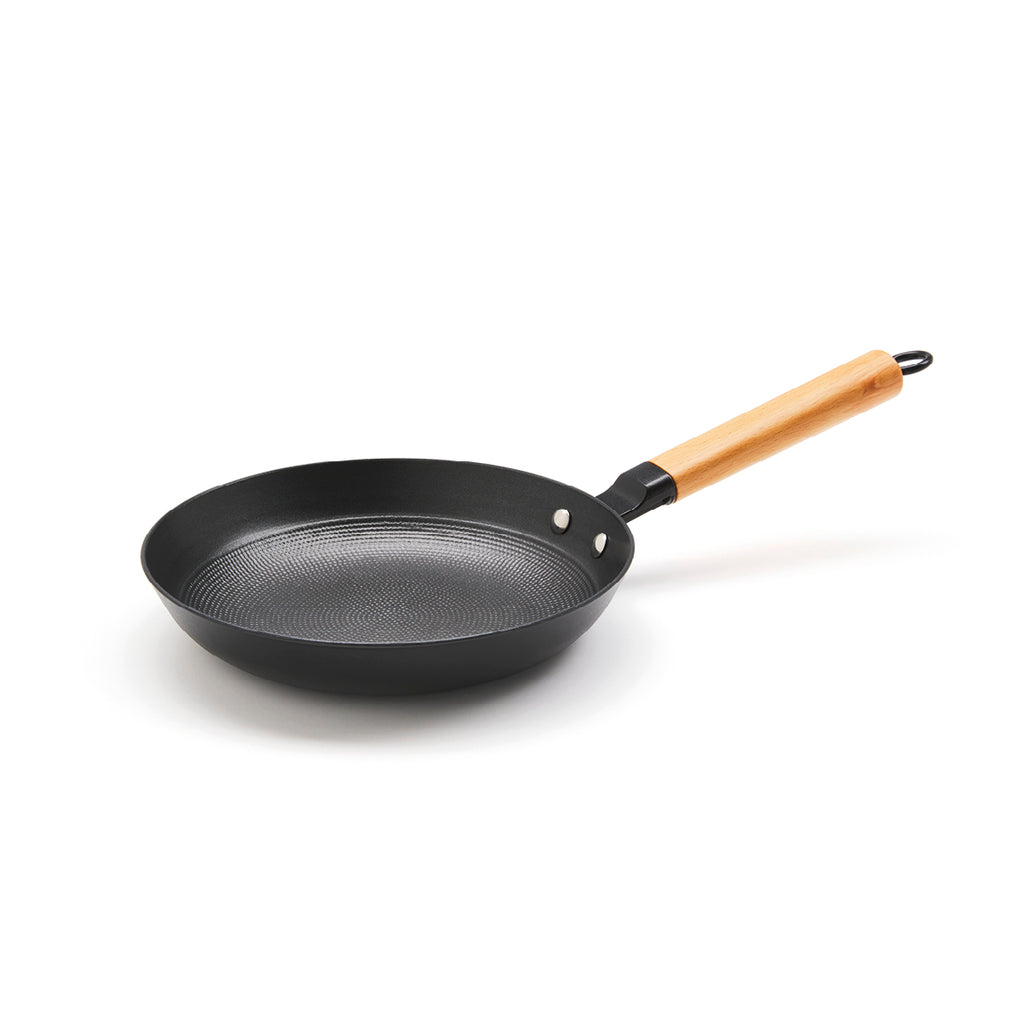 Qulinart cast iron lightweight skillet with non-stick honeycomb structure - 24 cm
