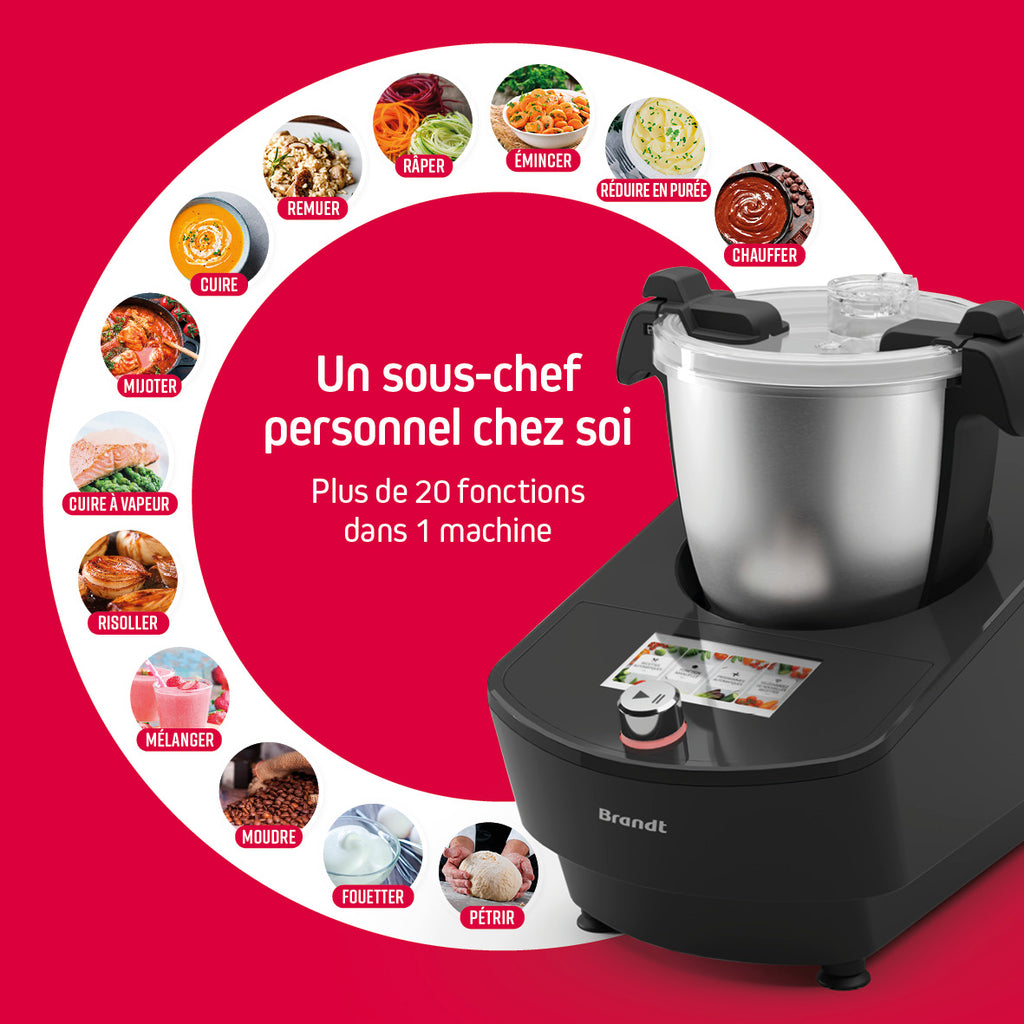 Kitchen robot Qulinart connect - Black
