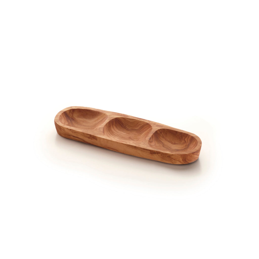Tapas board in olive wood