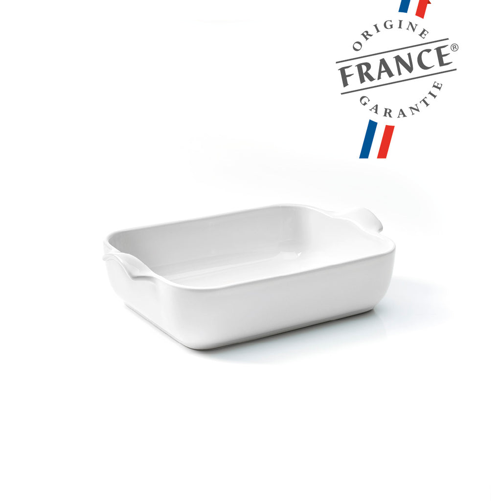 Ceramic oven dish - Made in France - 2.5L - 4-5 people White 4 - 5 people