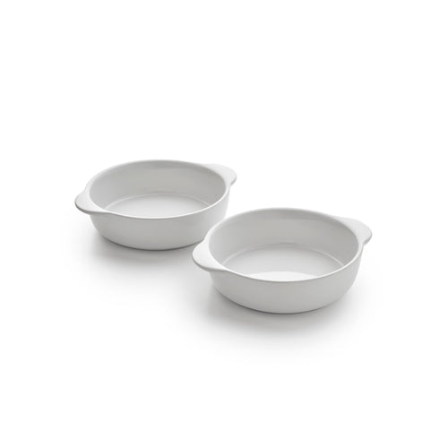 Set aus 2 Crème-Brûlée-Schalen - Weiß