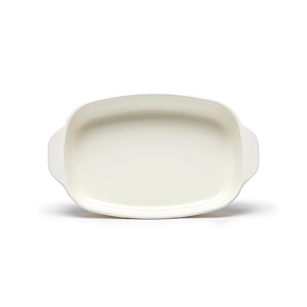 Ceramica alumnia - Unbreakable oven dish - shock and chip resistant -4L White