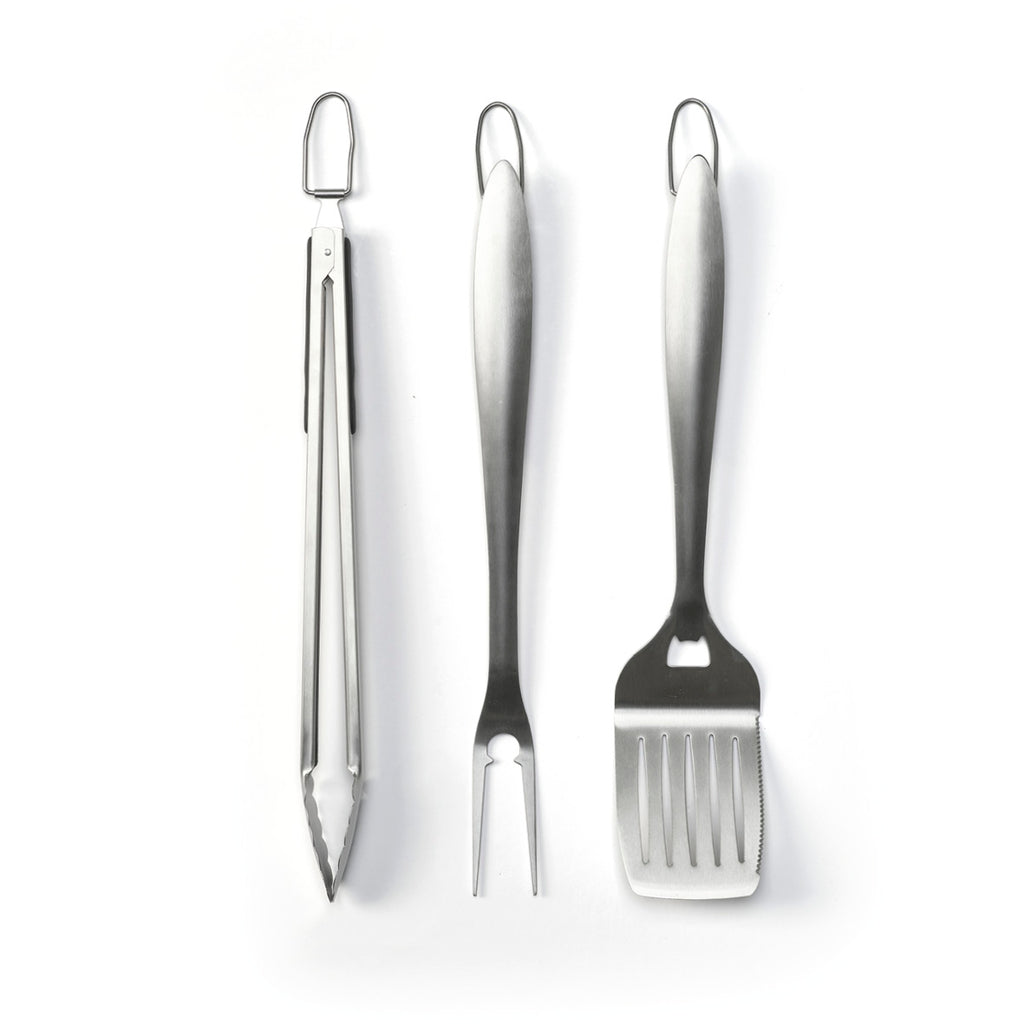 Set of 3 BBQ Utensils - Grey