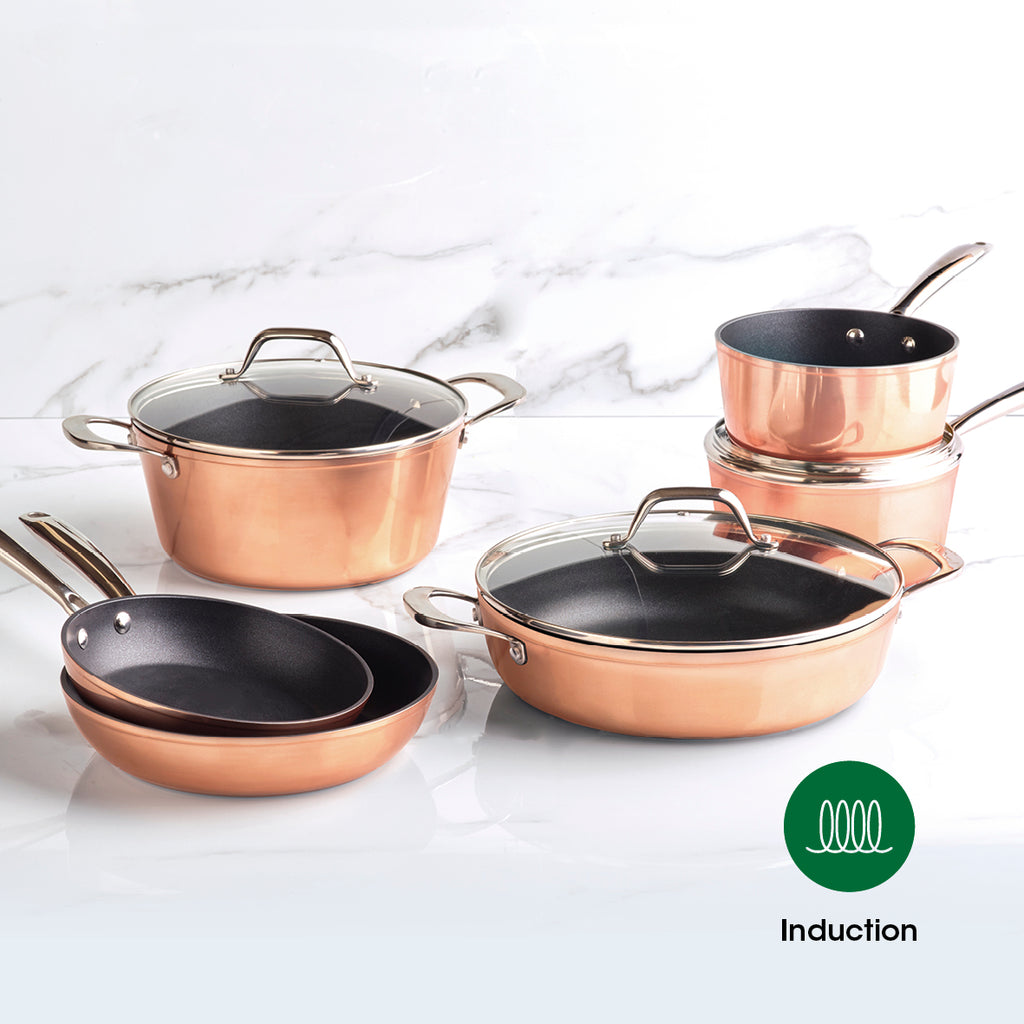 Set Alux Pro with lid - Copper