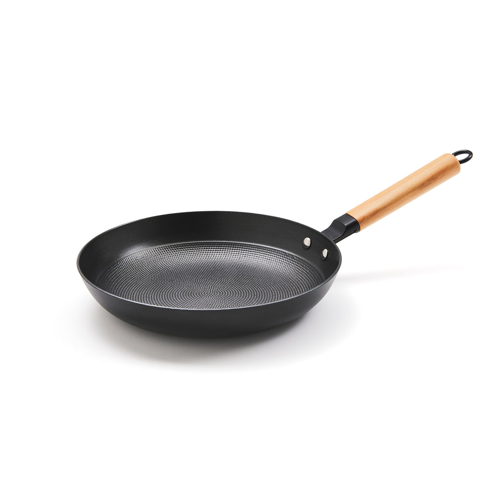 Qulinart cast iron lightweight skillet with non-stick honeycomb structure - 20, 24 or 28 cm 28 cm