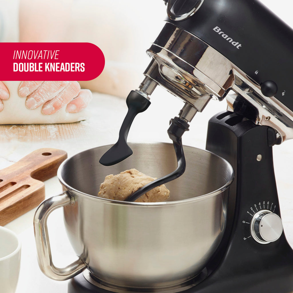Kitchen robot with double kneaders