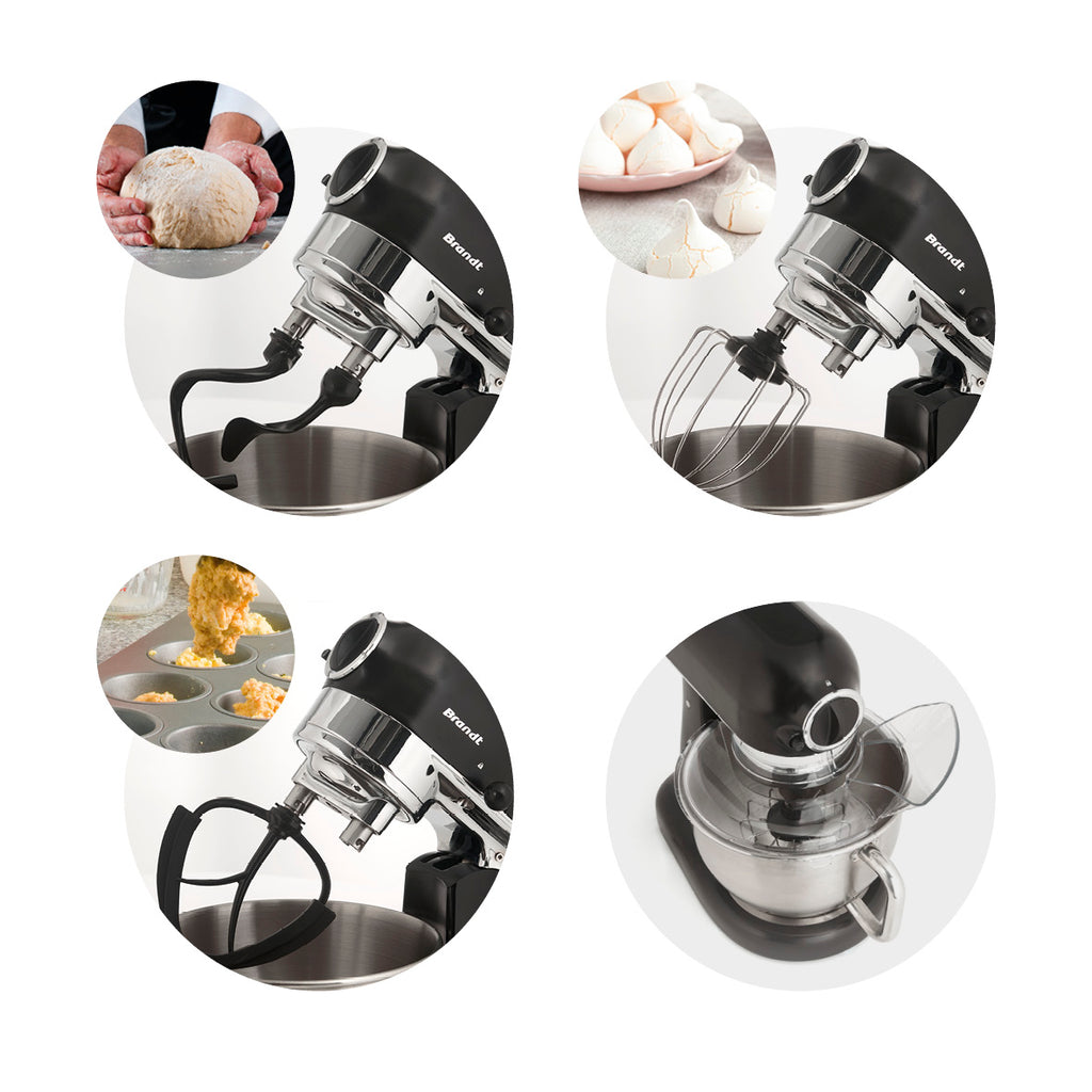 Kitchen robot with double kneaders