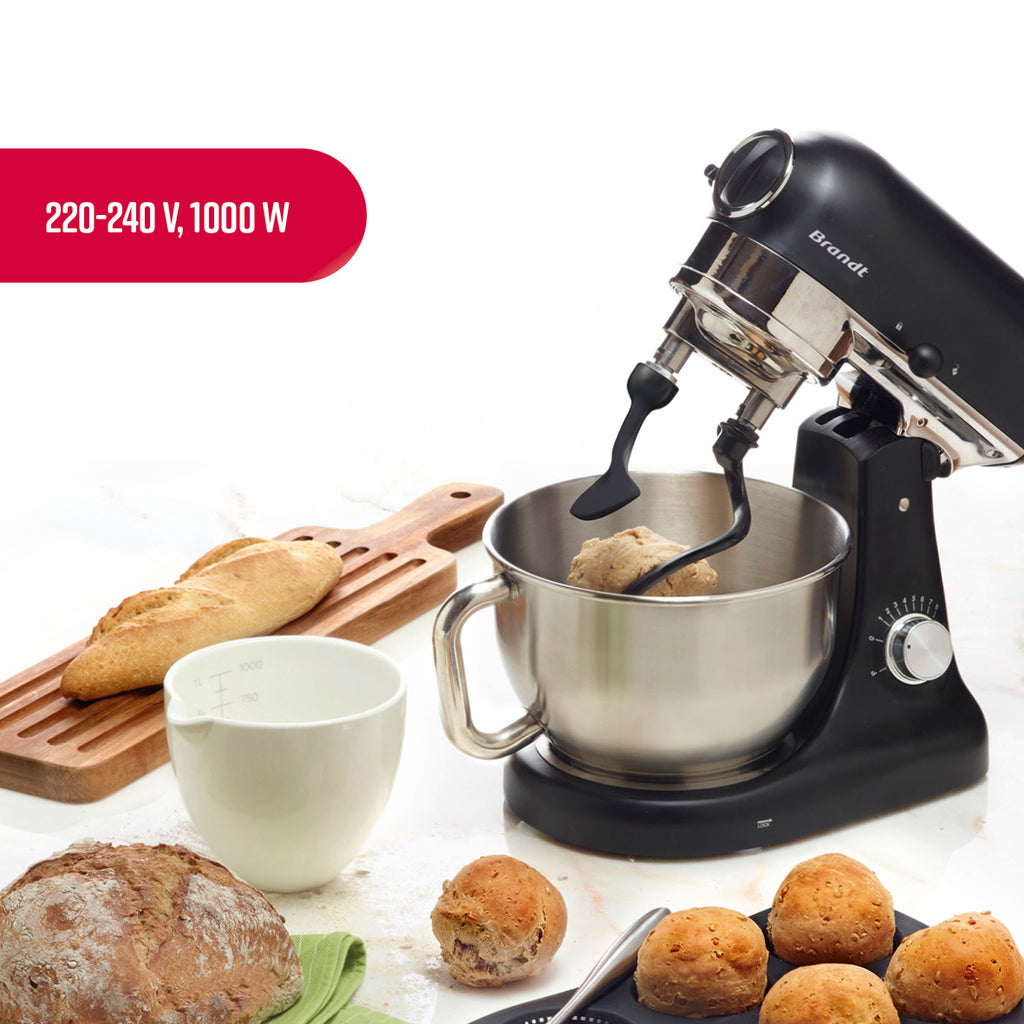 Kitchen robot with double kneaders