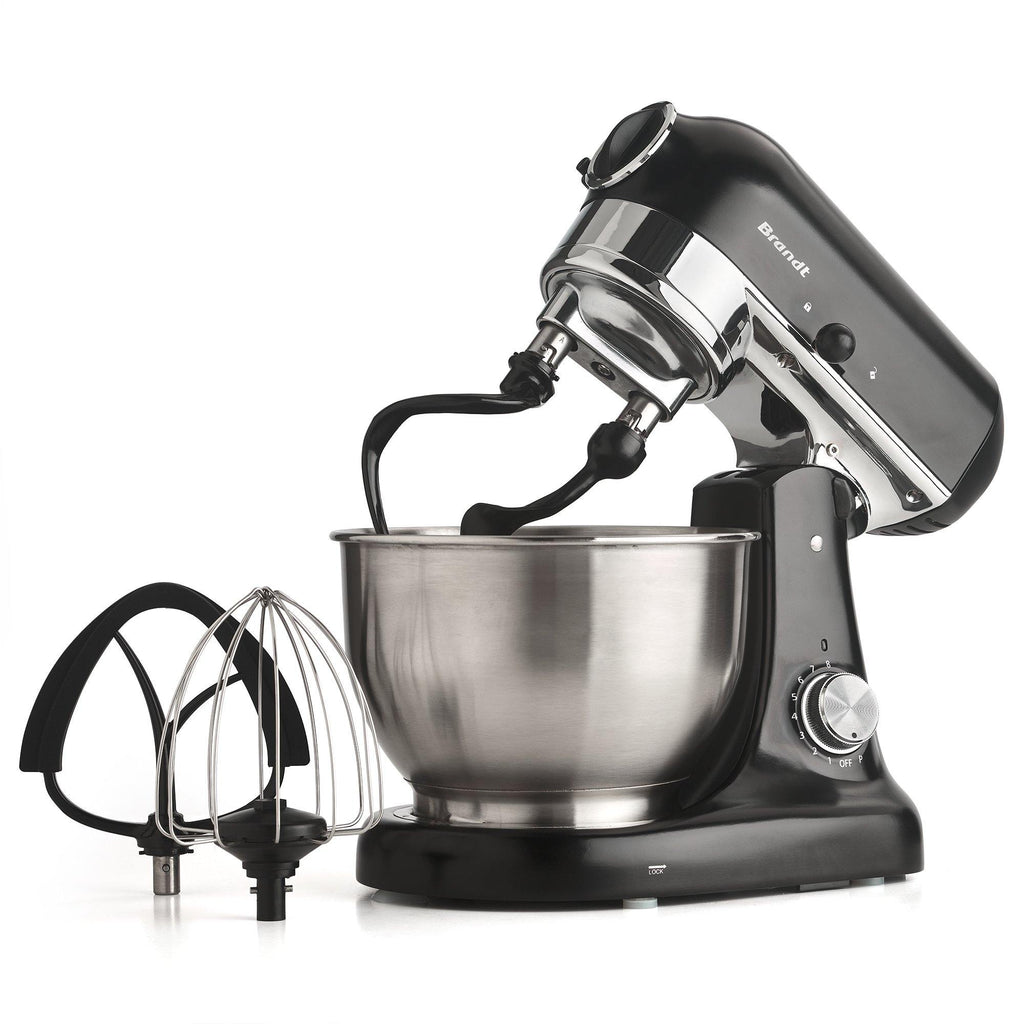 Kitchen robot with double kneaders Black