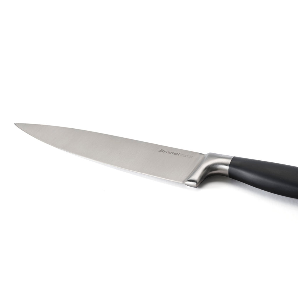 Kitchen knife set with acrylic holder - Black