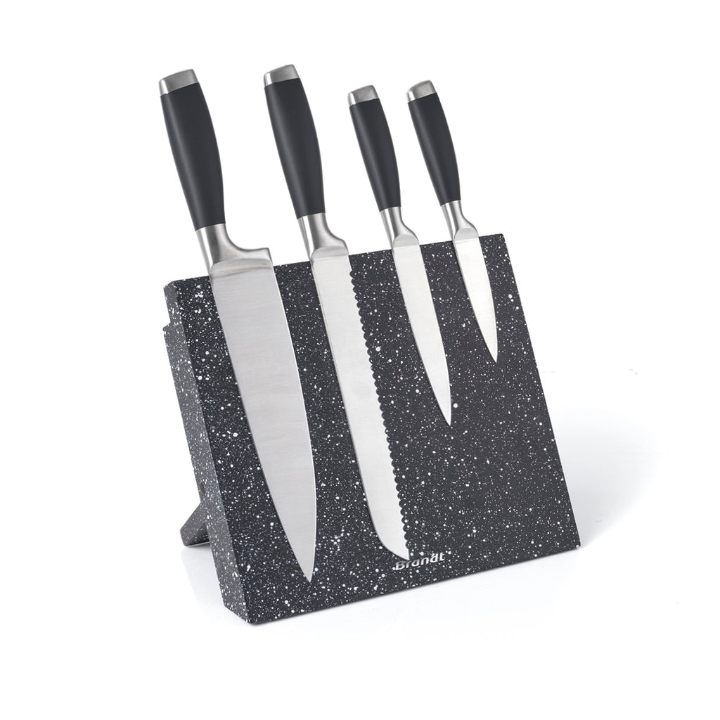Magnetic knife holder - Black marble