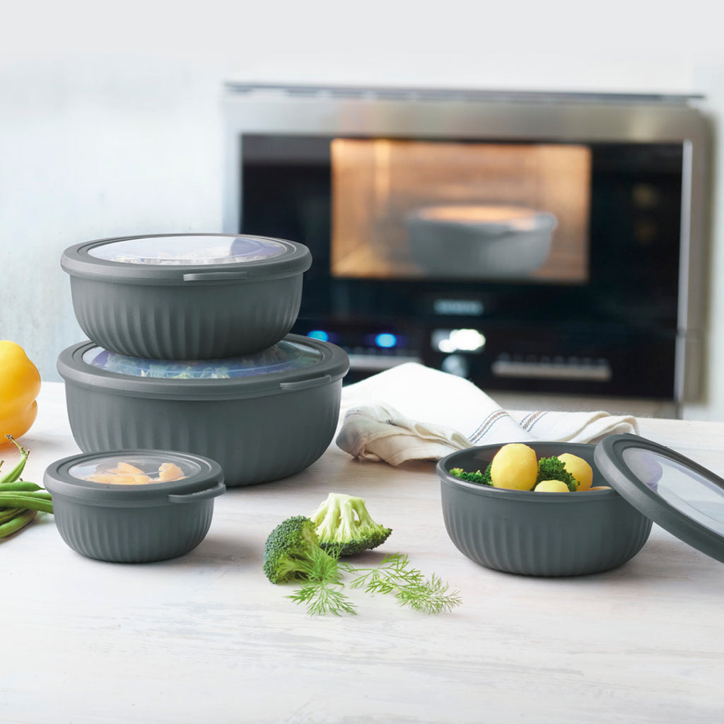 4 Plastic bowls food keeper in PP - Low