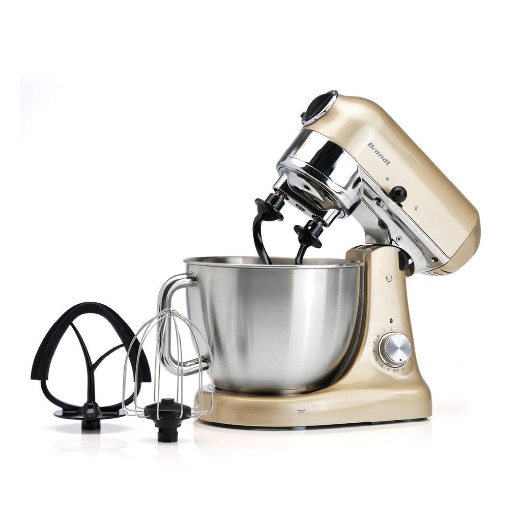 Kitchen robot with double kneaders Champagne