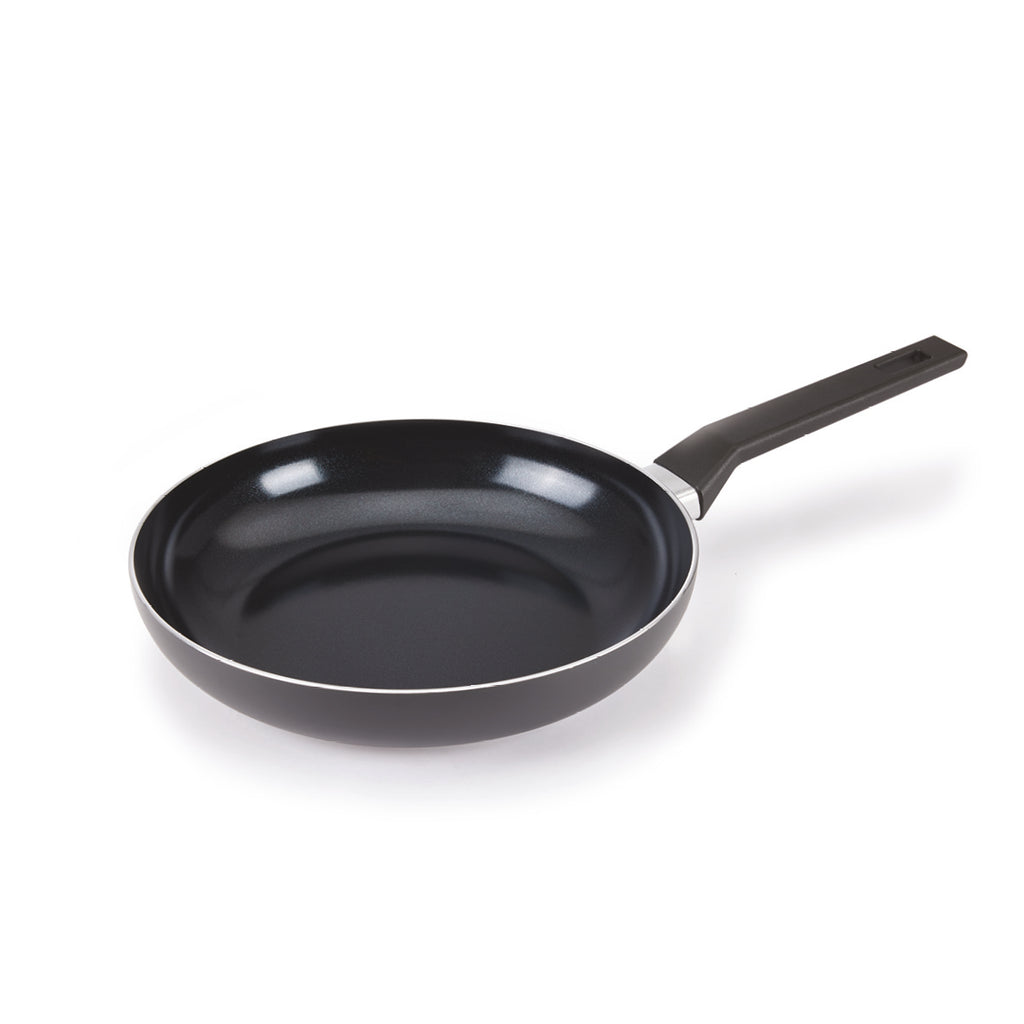Set of 3 pans Carbone Pro - ultra resistant and non-stick - aluminum - Black