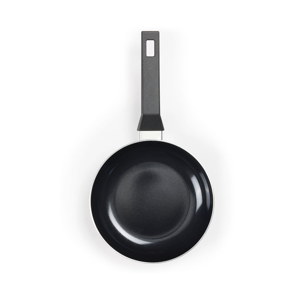 Set of 3 pans Carbone Pro - ultra resistant and non-stick - aluminum - Black
