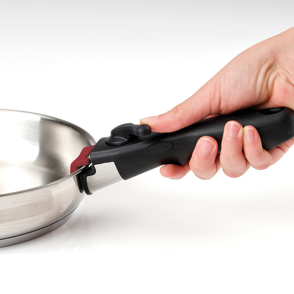 Pan with sales removable handle