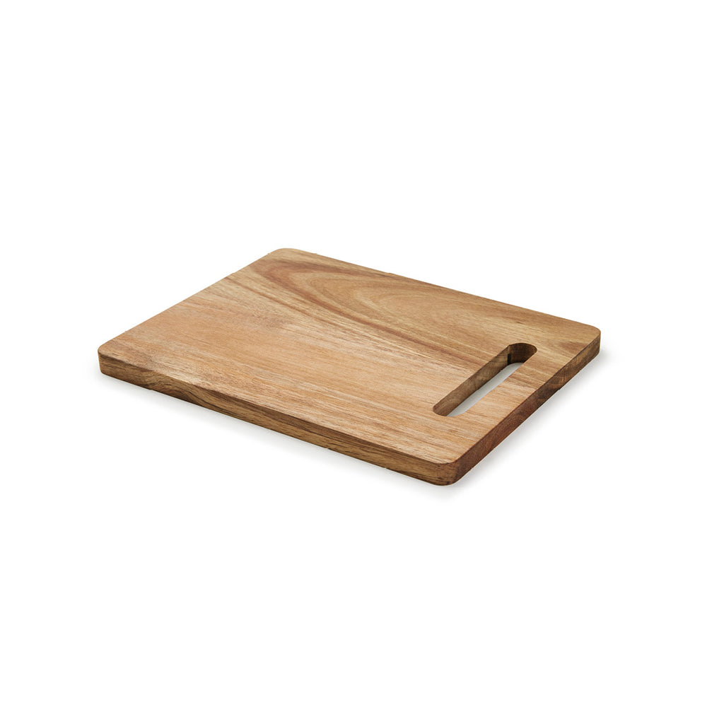 Rectangular chopping board with handle - Acacia