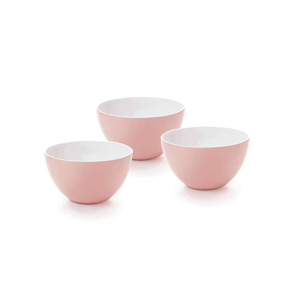 Set of 3 small bowls Old pink