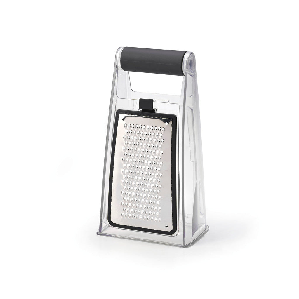 Vegetable slicer set with container - grey/black