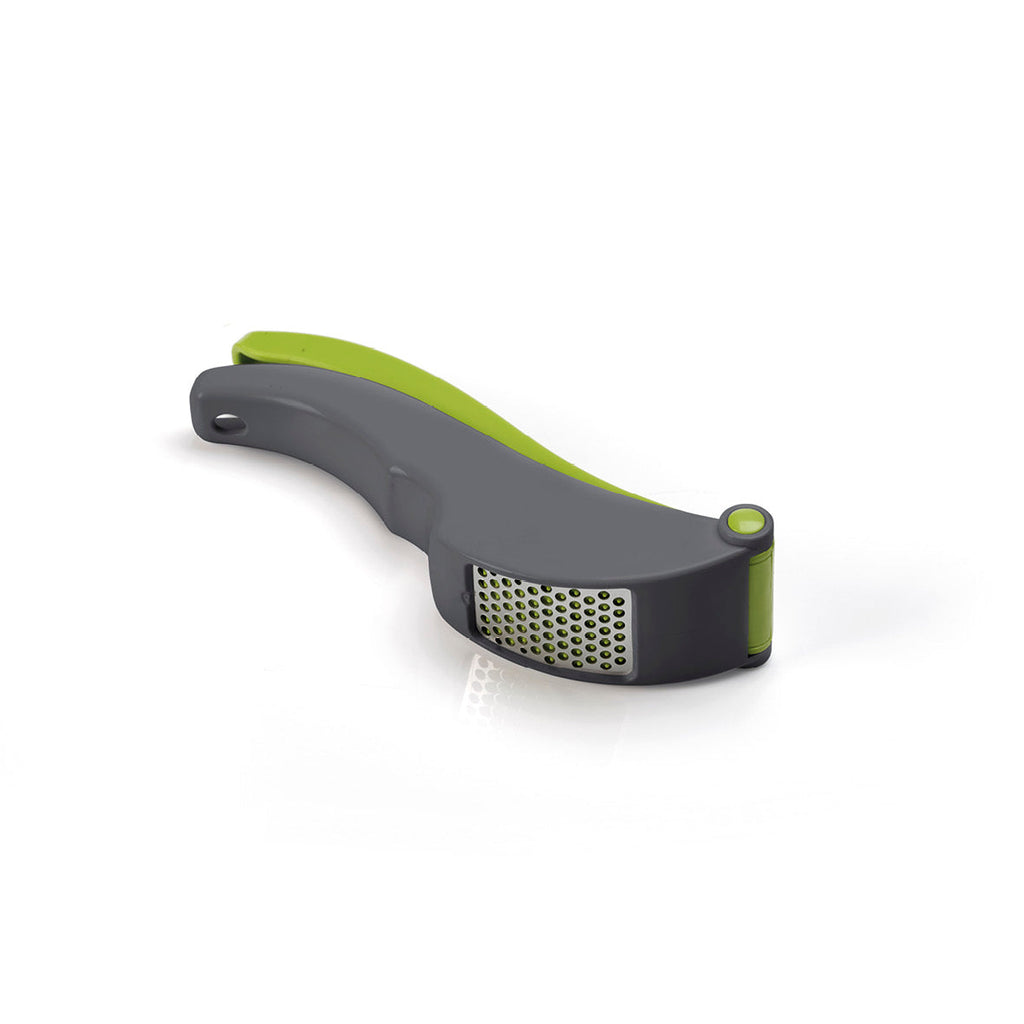 Manual garlic press - green/grey