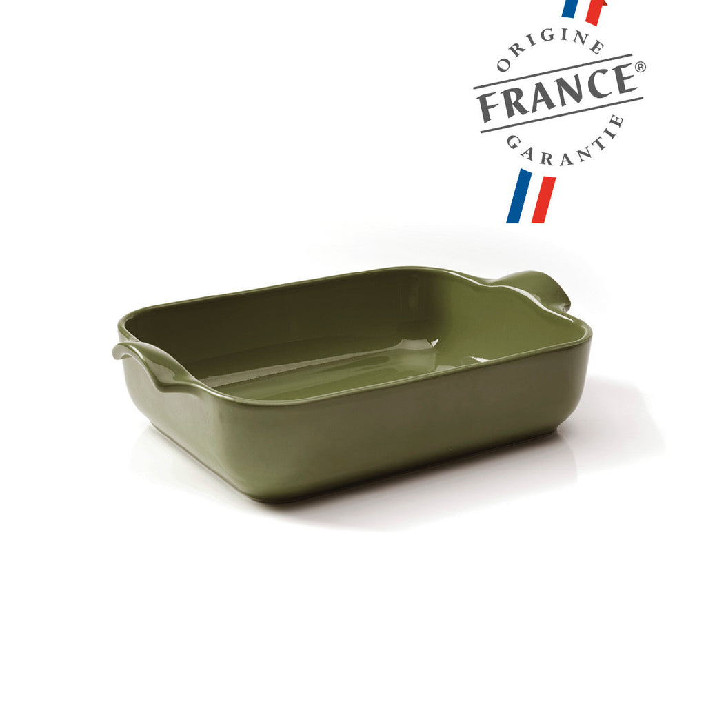 Ceramic oven dish - Made in France - 2.5L - 4-5 people Green 4 - 5 people