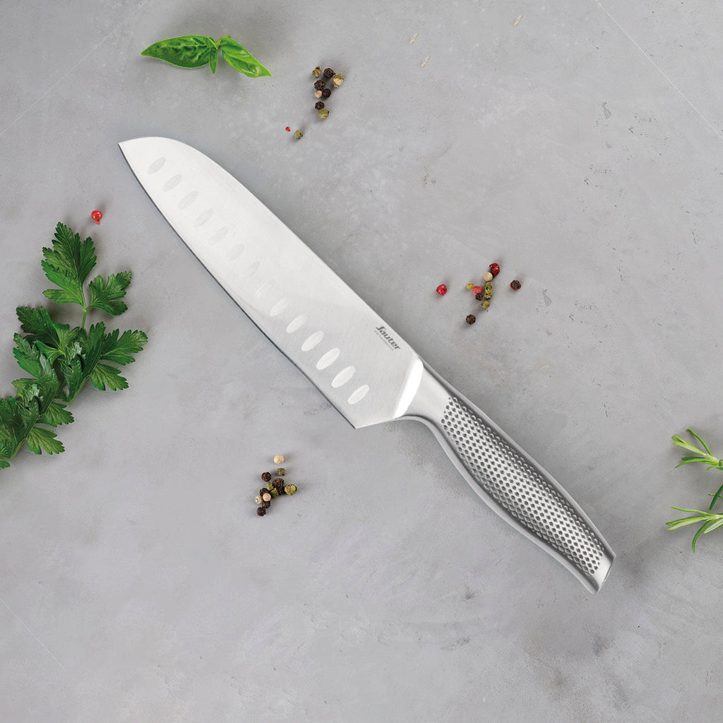 Santoku knife - Silver