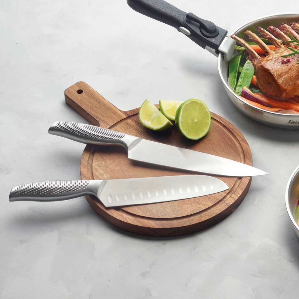 Santoku knife - Silver