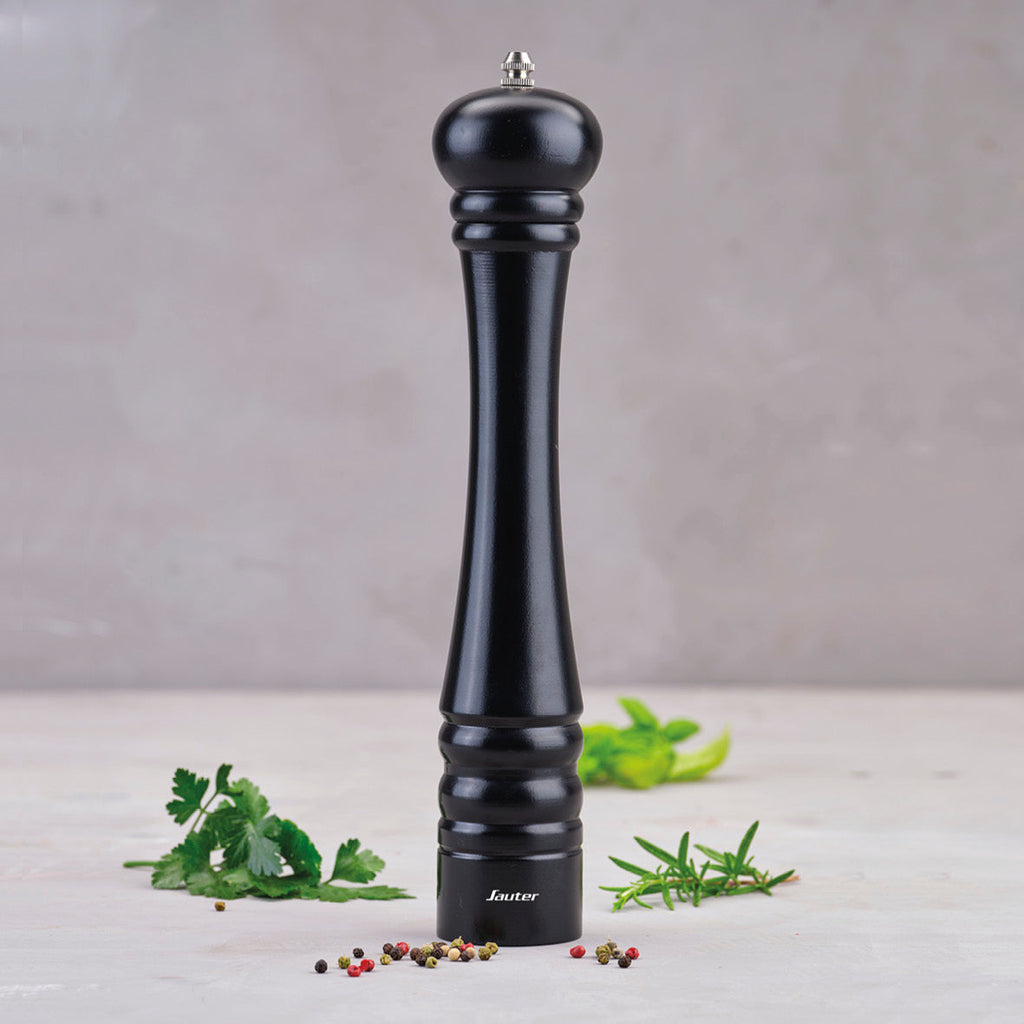 Manual pepper mill in wood - Black