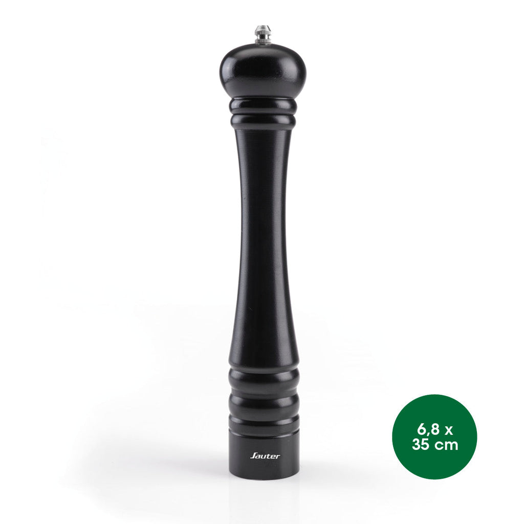 Manual pepper mill in wood - Black