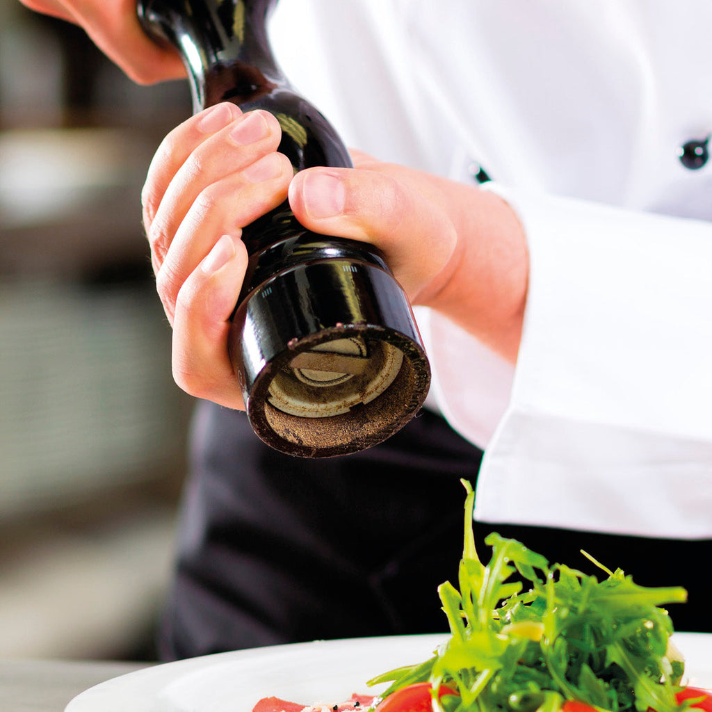 Manual pepper mill in wood - Black