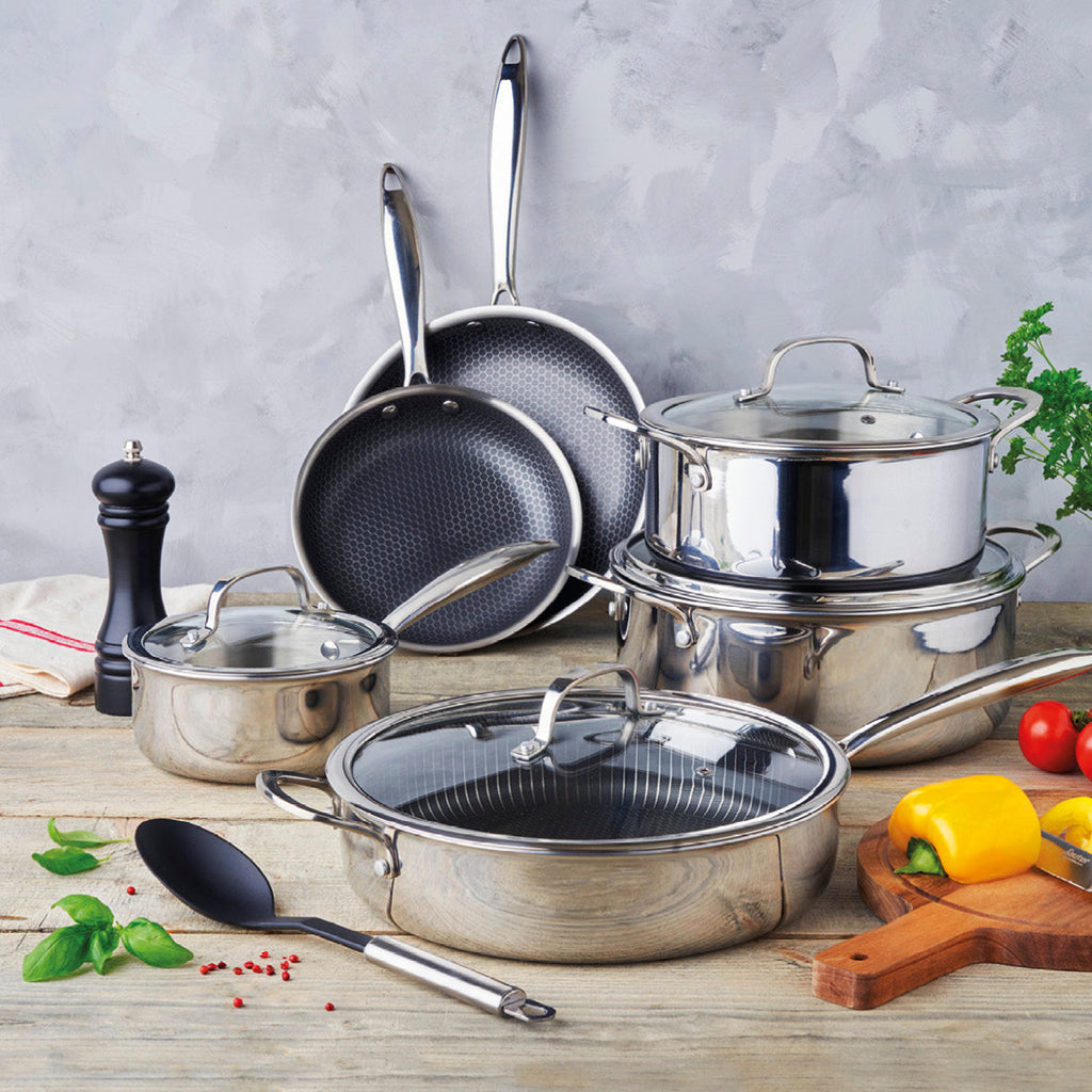 Stainless steel triply sauce pan 16 cm - Silver