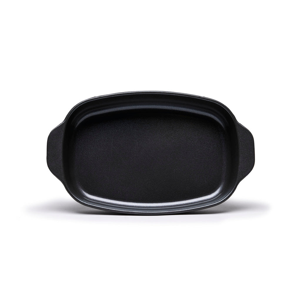 Ceramica alumnia - Unbreakable oven dish - shock and chip resistant -4L Black