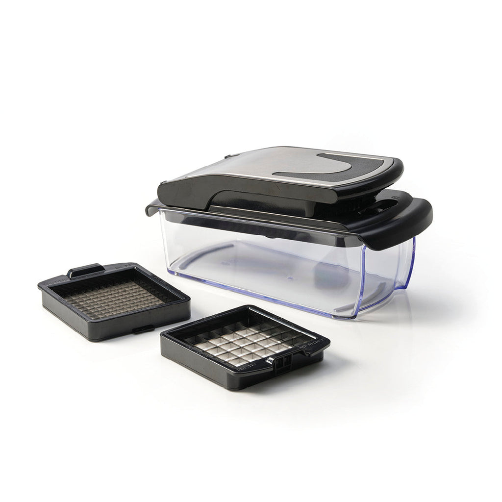 Food chopper with container - black / grey