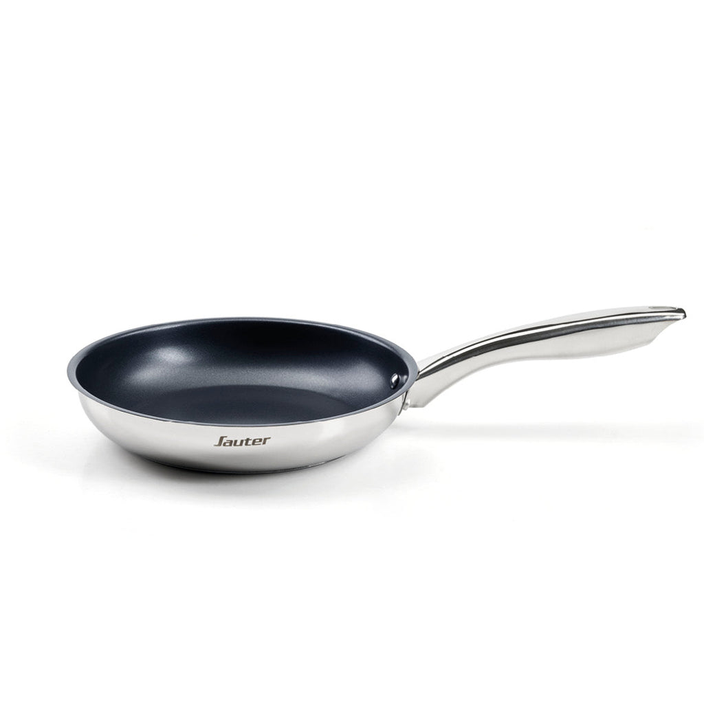Set of 3 fry pans Qulinox Pro - anti-stick coating - stainless steel - 20 + 24 + 28 cm