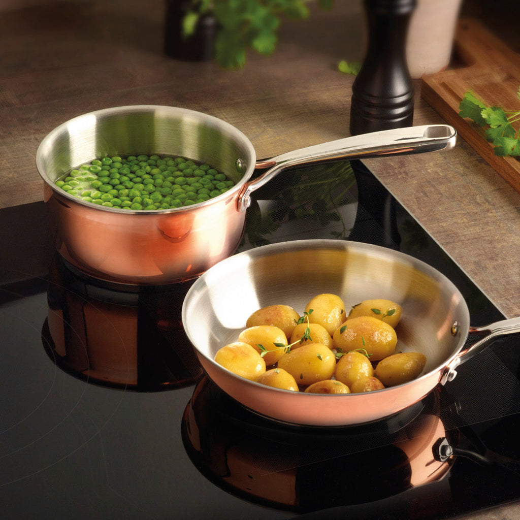 Stainless steel triply copper frypan - Copper